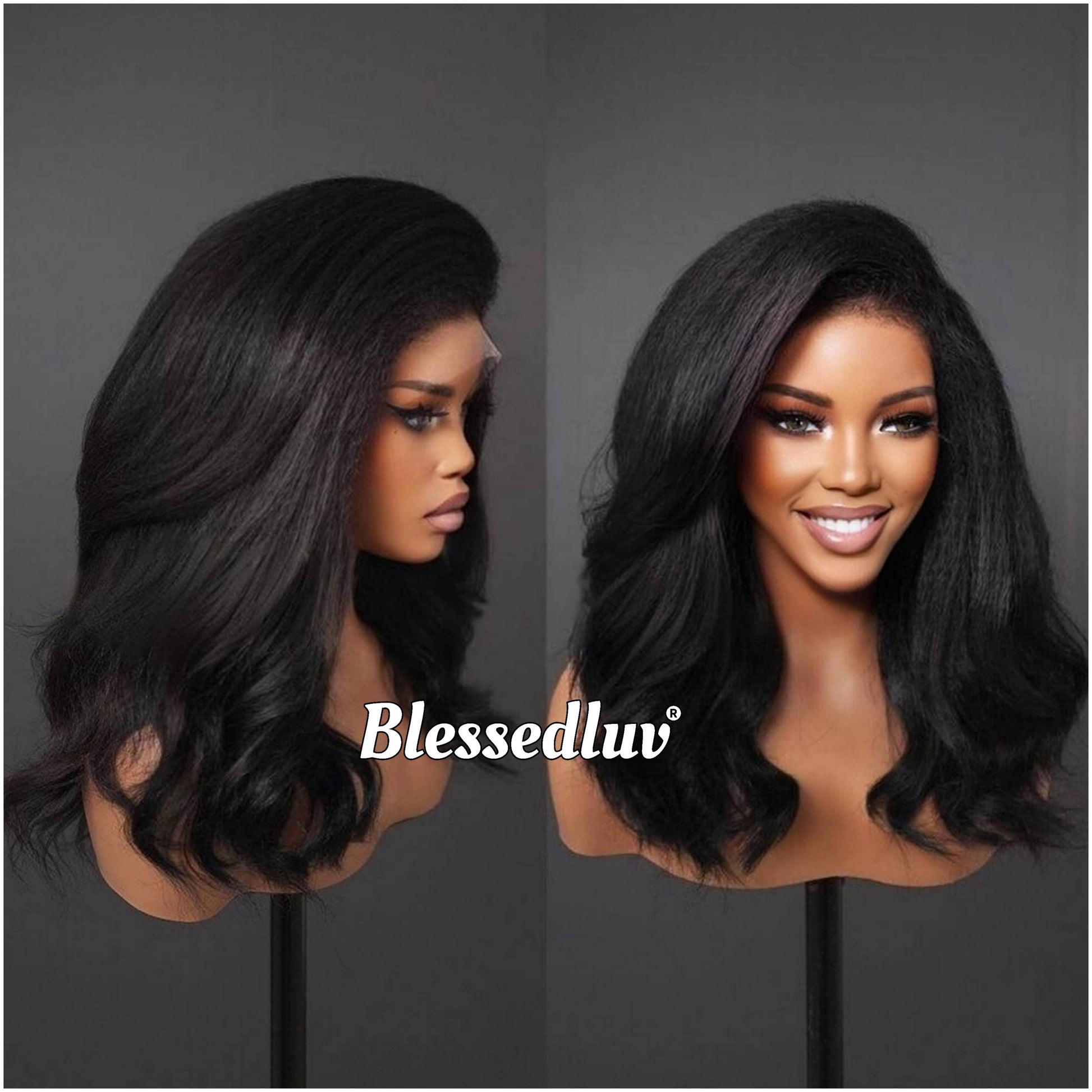 Abiola - 4c Texture Ventilated Kinky Wig-Blessedluv.com-Brazilianweave.com