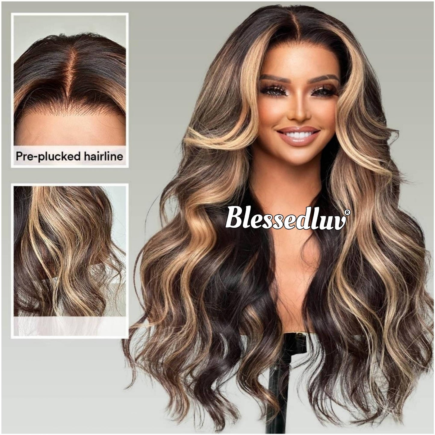 Bella – Glueless Layered HD 7x5 Closure Lace Wig in Balayage, Ready to Wear-Blessedluv.com-Brazilianweave.com