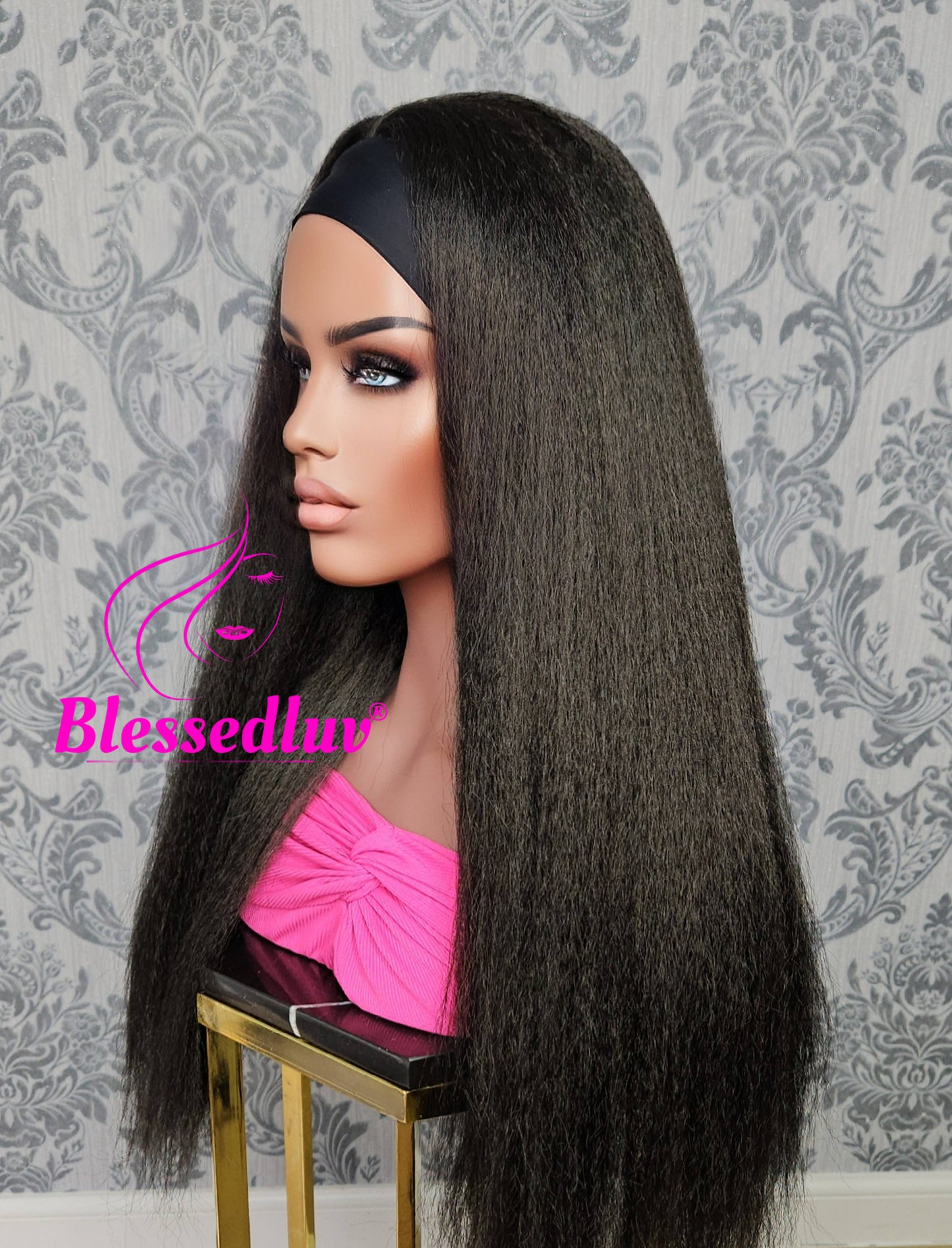 3-in-1 Wig Yaki & Glueless Frontal- Wear & Go-Blessedluv.com-Brazilianweave.com
