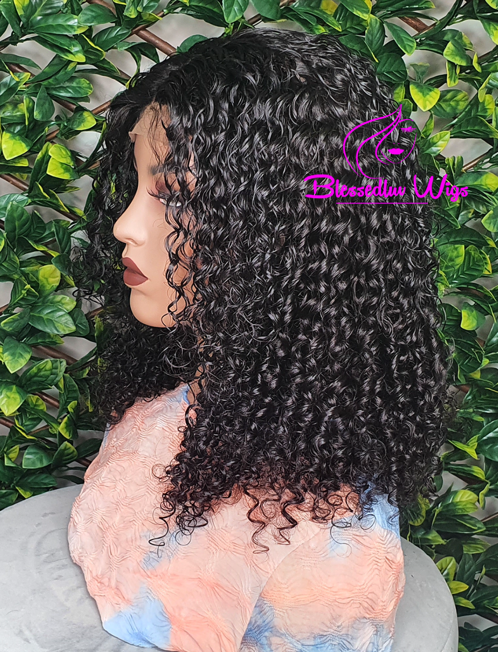 Trinity - Brazilian Kinky Curls Lace Closure Wig-www.brazilianweave.com-Brazilianweave.com