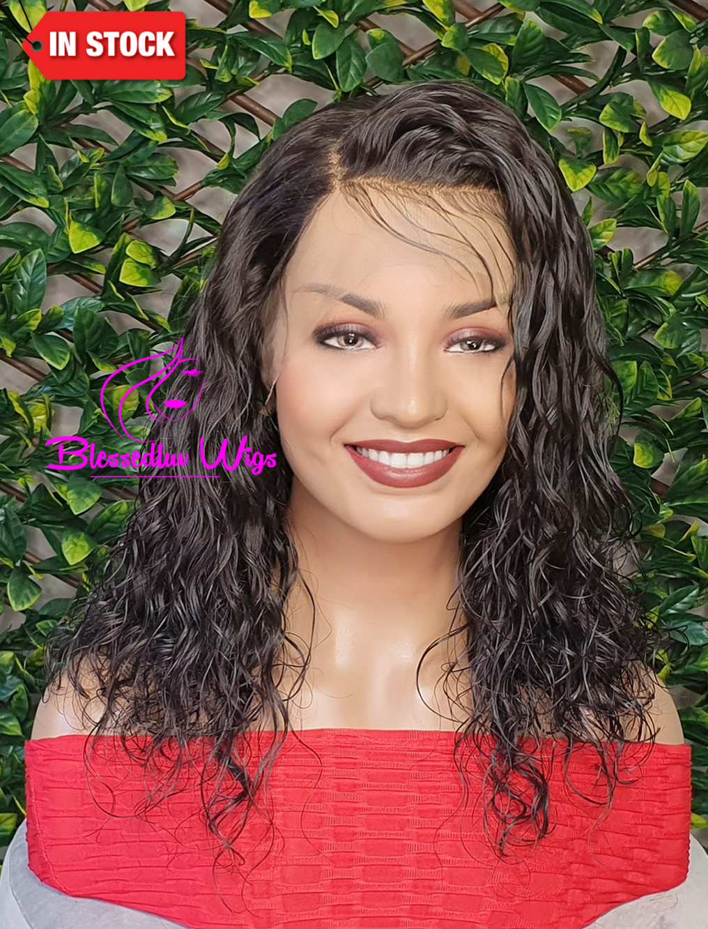 Isabella - Raw Indian Water Curl Lace Frontal Wig-www.blessedluv.com-Brazilianweave.com