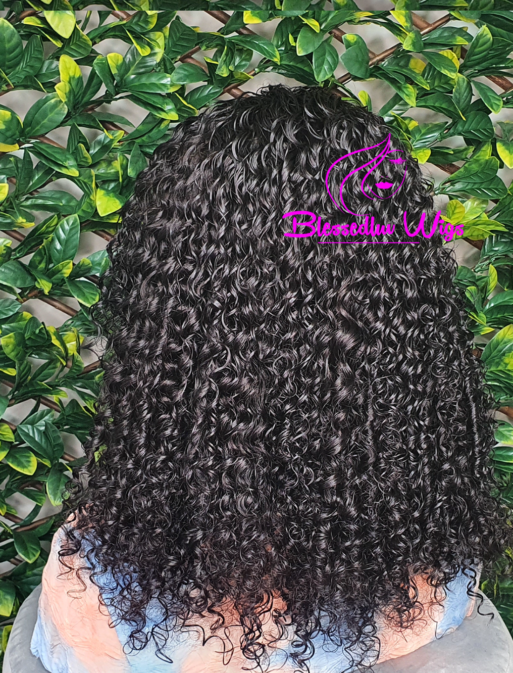 Trinity - Brazilian Kinky Curls Lace Closure Wig-www.brazilianweave.com-Brazilianweave.com