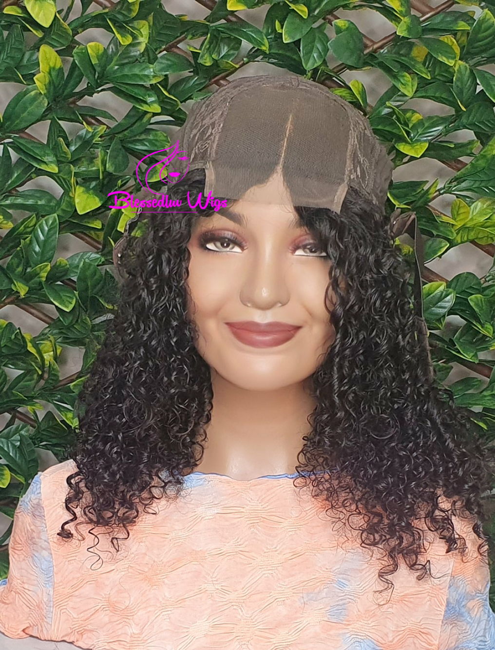 Trinity - Brazilian Kinky Curls Lace Closure Wig-www.brazilianweave.com-Brazilianweave.com