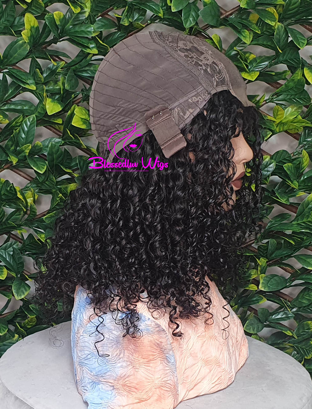 Trinity - Brazilian Kinky Curls Lace Closure Wig-www.brazilianweave.com-Brazilianweave.com