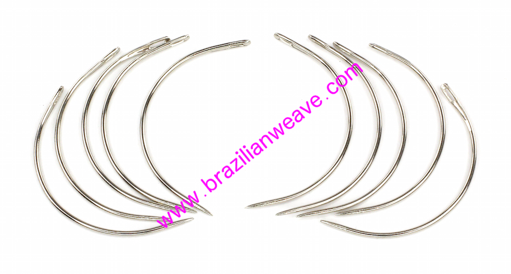 Moon Shape Weaving Needles Big x 3-Hair Accessories-Brazilianweave.com-Brazilianweave.com