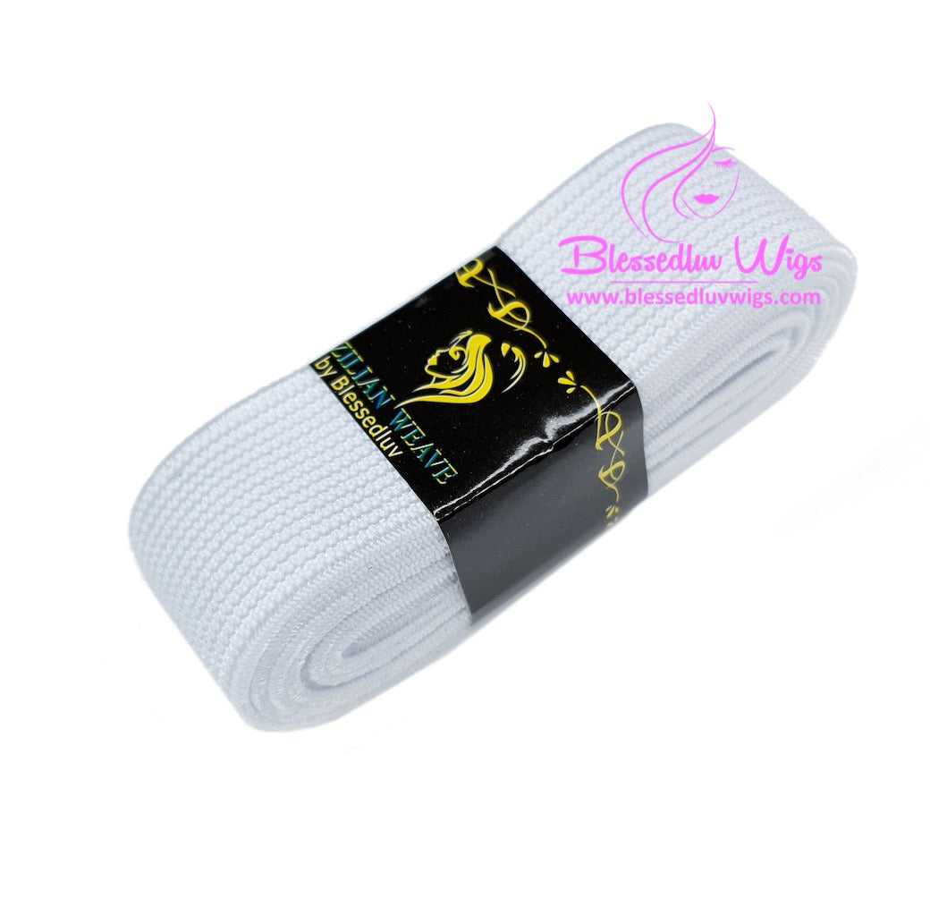Elastic Small Band White-Black 1M-Hair Accessories-Brazilianweave.com-Brazilianweave.com