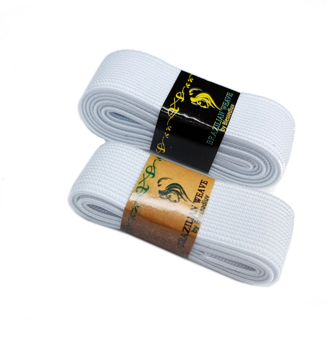 Elastic Small Band White-Gold 0.5M-Hair Accessories-Brazilianweave.com-Brazilianweave.com