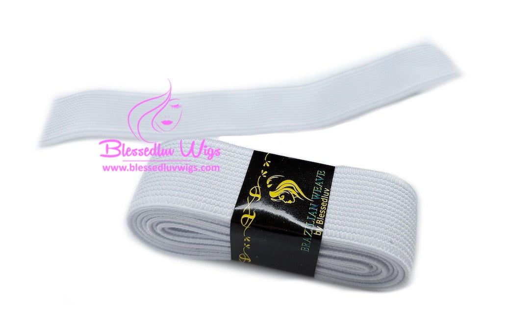 Elastic Small Band White-Black 1M-Hair Accessories-Brazilianweave.com-Brazilianweave.com