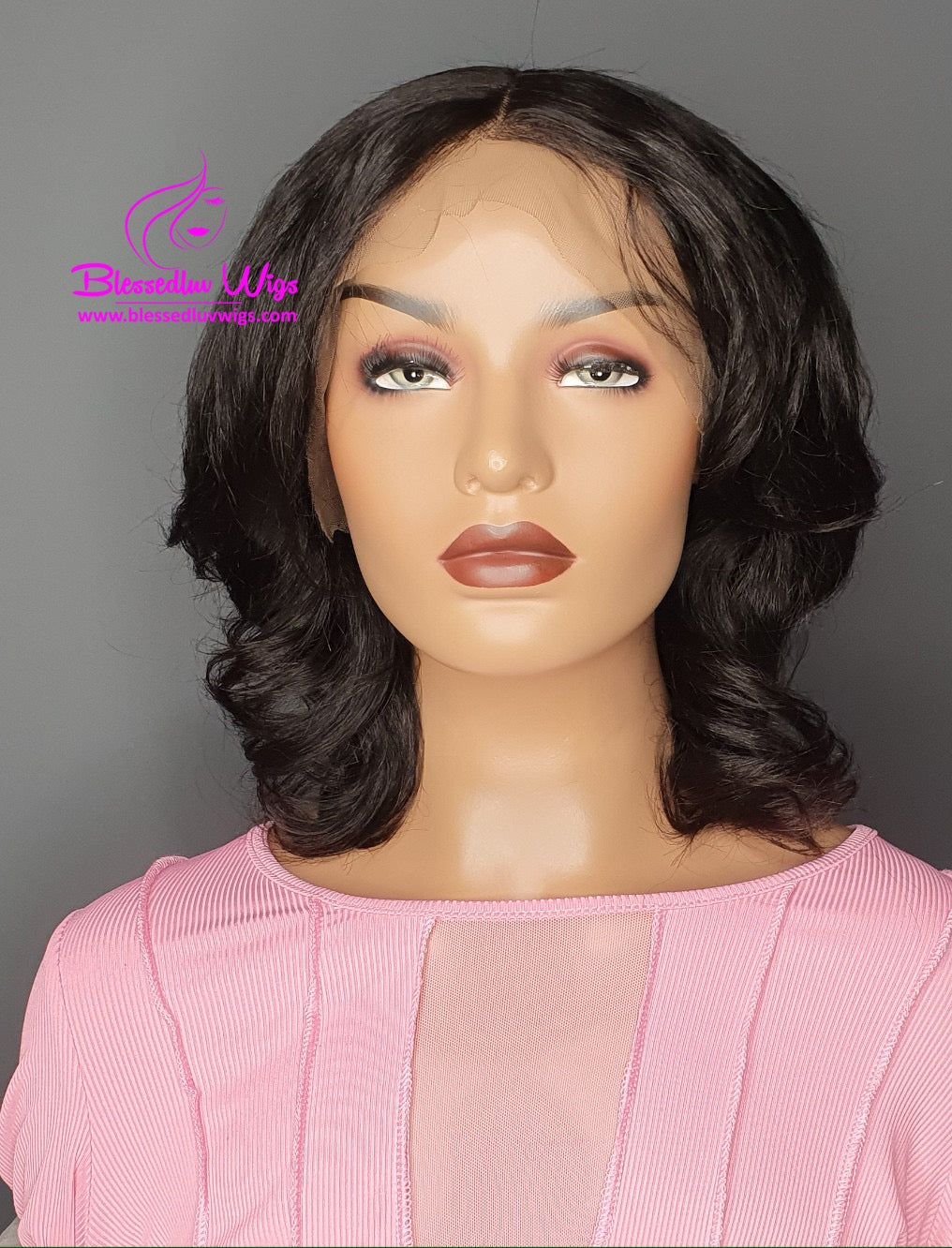 Chloe- Silky Yaki Brazilian Lace Frontal Wig-www.blessedluv.com-Brazilianweave.com