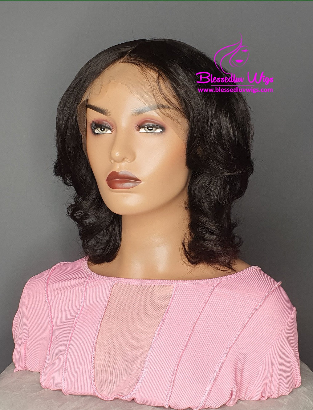 Chloe- Silky Yaki Brazilian Lace Frontal Wig-www.blessedluv.com-Brazilianweave.com