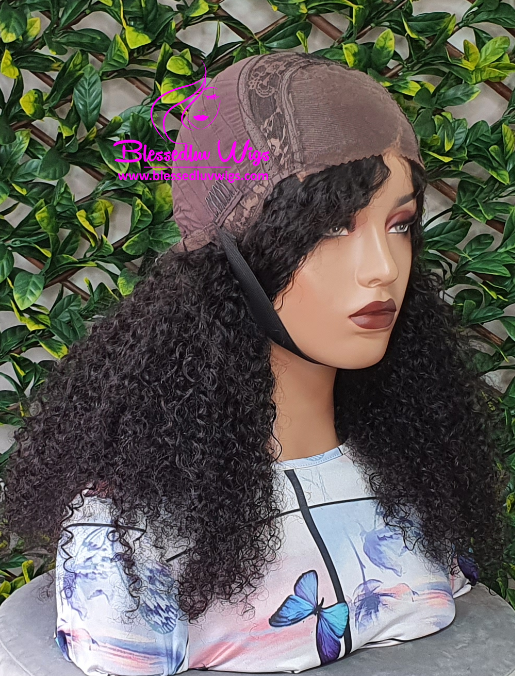 Peyton - Tight Curls Lace Closure Wig- Small Cap-www.brazilianweave.com-Brazilianweave.com