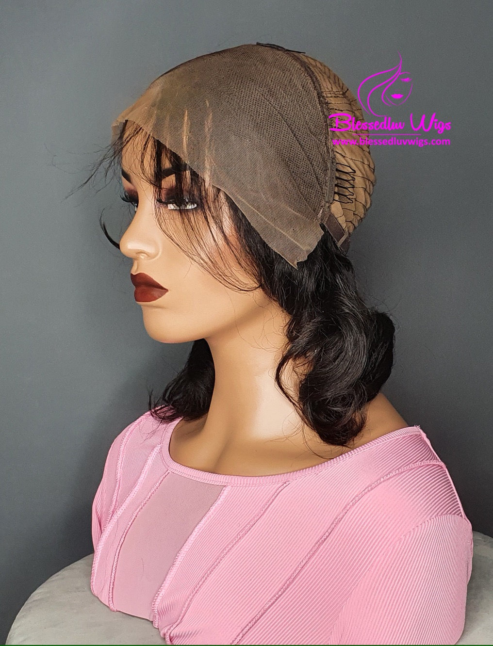 Chloe- Silky Yaki Brazilian Lace Frontal Wig-www.blessedluv.com-Brazilianweave.com