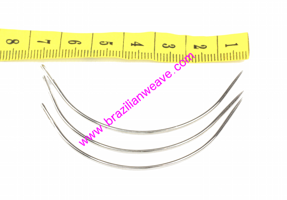 Moon Shape Weaving Needles Big x 3-Hair Accessories-Brazilianweave.com-Brazilianweave.com