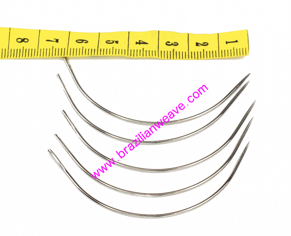 Moon Shape Weaving Needles Big x 3-Hair Accessories-Brazilianweave.com-Brazilianweave.com