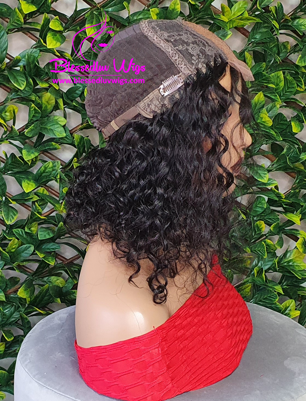 Maria - Short Curly Brazilian Lace Closure Wig Sale-Wigs-www.brazilianweave.com-Brazilianweave.com