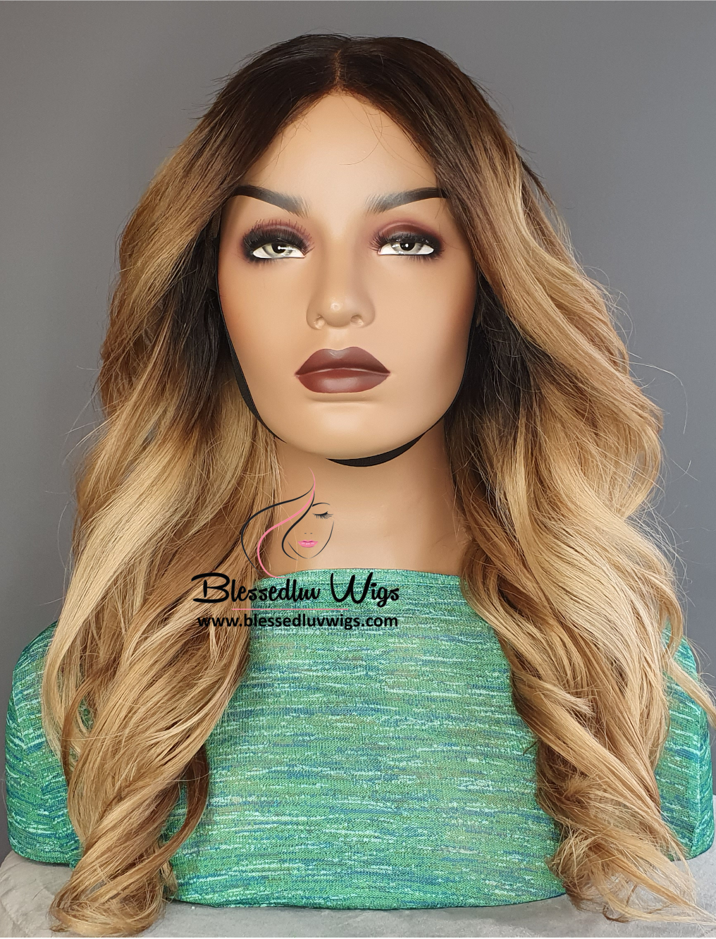 Thea - Balayage Ombre Brazilian Lace Frontal Wig-www.brazilianweave.com-Brazilianweave.com