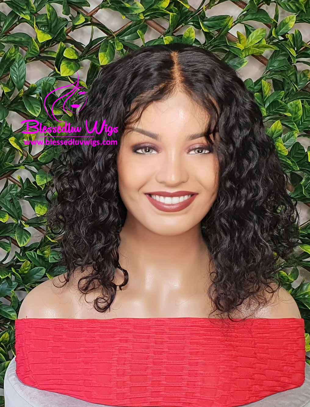 Maria - Short Curly Brazilian Lace Closure Wig Sale-Wigs-www.brazilianweave.com-Brazilianweave.com