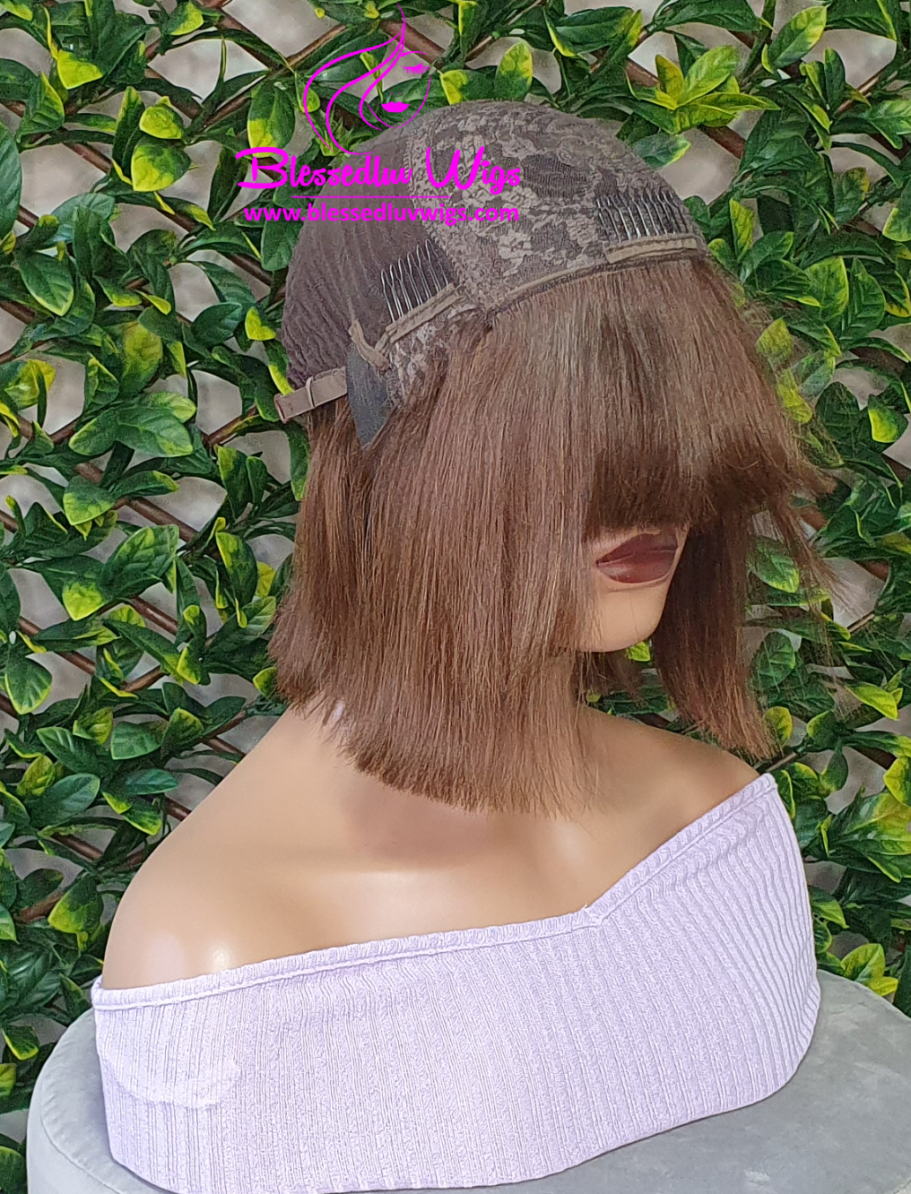 Raelynn - Brazilian Straight Fringe/Bangs Wig #2-Wigs-www.brazilianweave.com-Brazilianweave.com