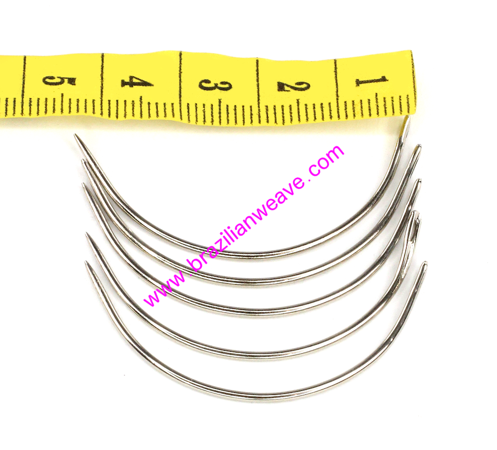 Moon Shape Weaving Needles Small Size x 3-Hair Accessories-Brazilianweave.com-Brazilianweave.com