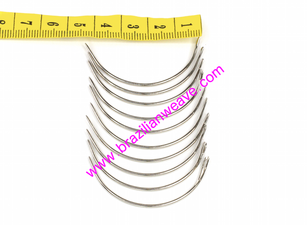 Moon Shape Weaving Needles Small Size x 3-Hair Accessories-Brazilianweave.com-Brazilianweave.com