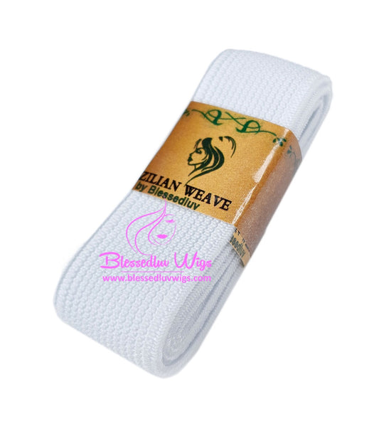 Elastic Small Band White-Gold 0.5M-Hair Accessories-Brazilianweave.com-Brazilianweave.com