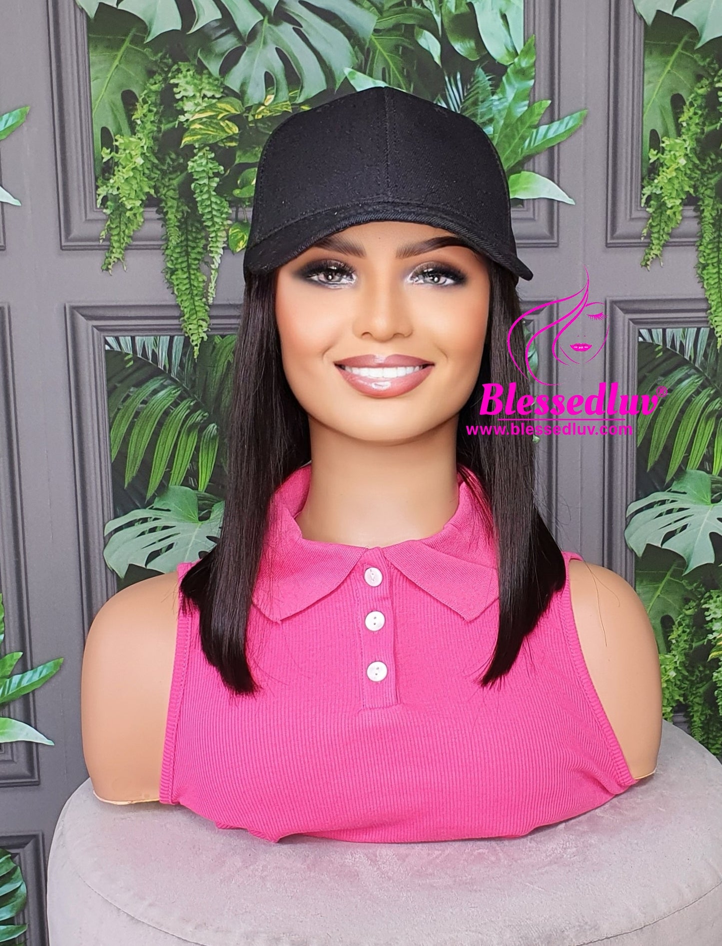 Kelly - Baseball Cap Bob Wig-www.blessedluv.com-Brazilianweave.com