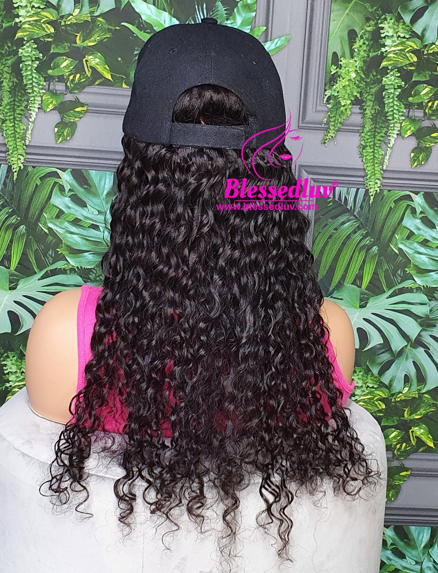 Nadia - Baseball Cap Bob Wig-www.blessedluv.com-Brazilianweave.com