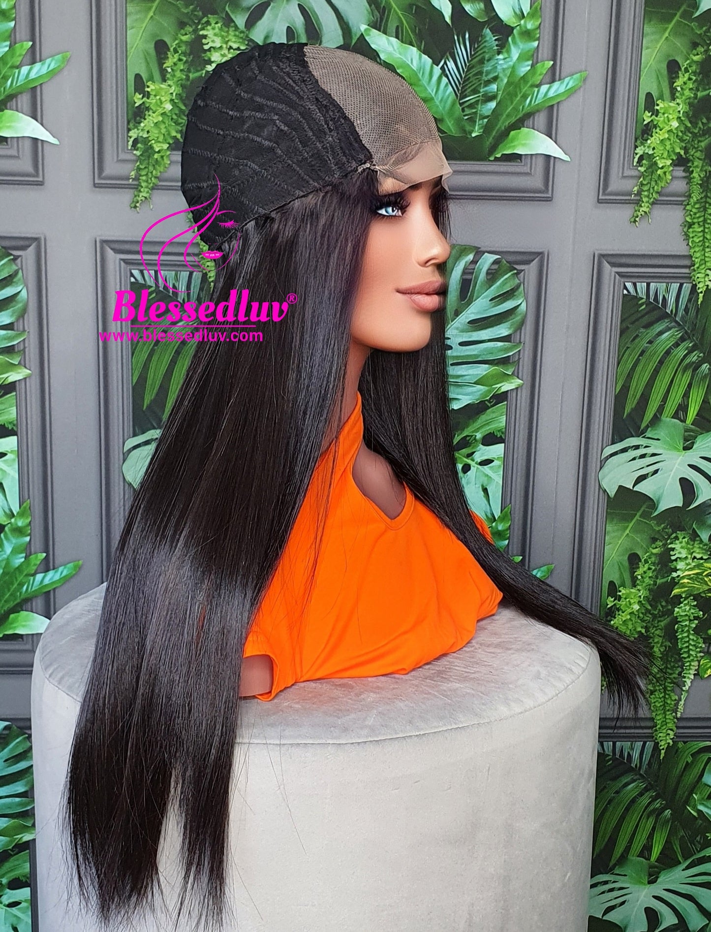 Mandy - Vietmese Bone Straight Lace Closure Wig-www.brazilianweave.com-Brazilianweave.com