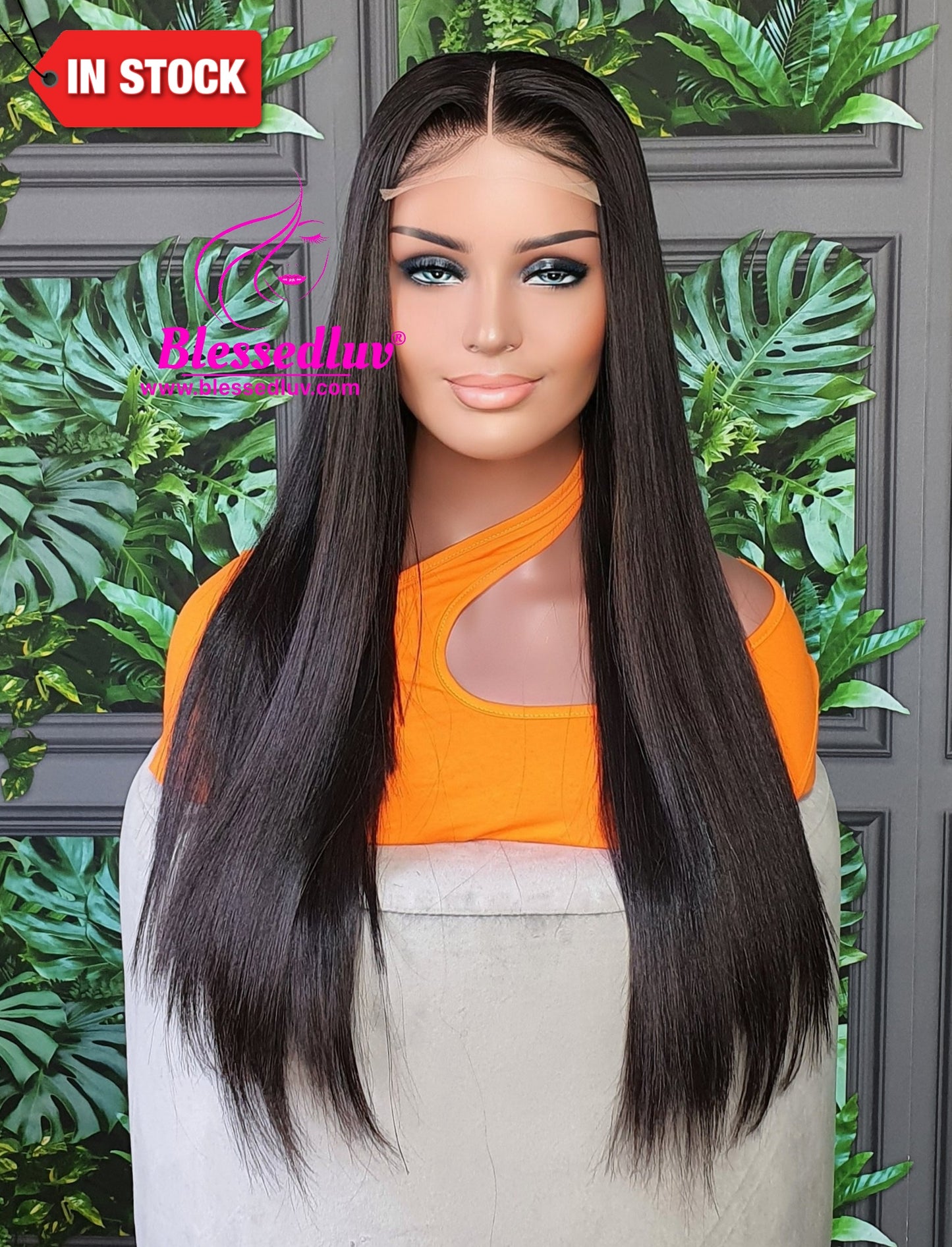 Mandy - Vietmese Bone Straight Lace Closure Wig-www.brazilianweave.com-Brazilianweave.com
