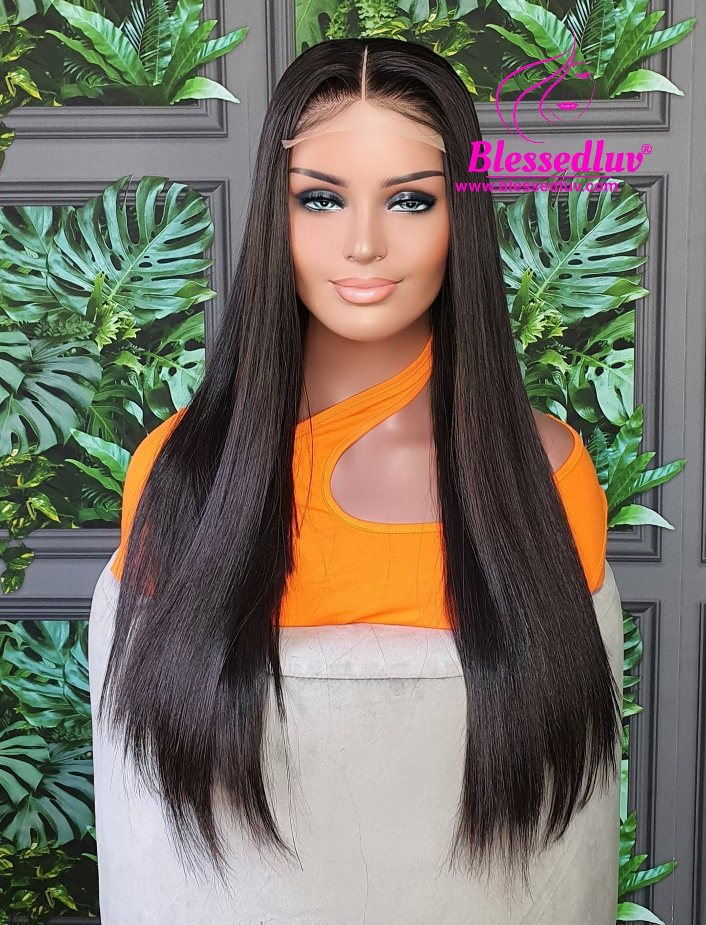 Mandy - Vietmese Bone Straight Lace Closure Wig-www.brazilianweave.com-Brazilianweave.com