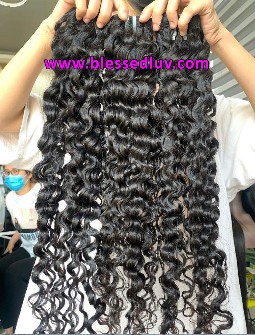Closure & Frontal Bundle Deal - Burmese Tight Curls Double Drawn-Blessedluv.com-Brazilianweave.com