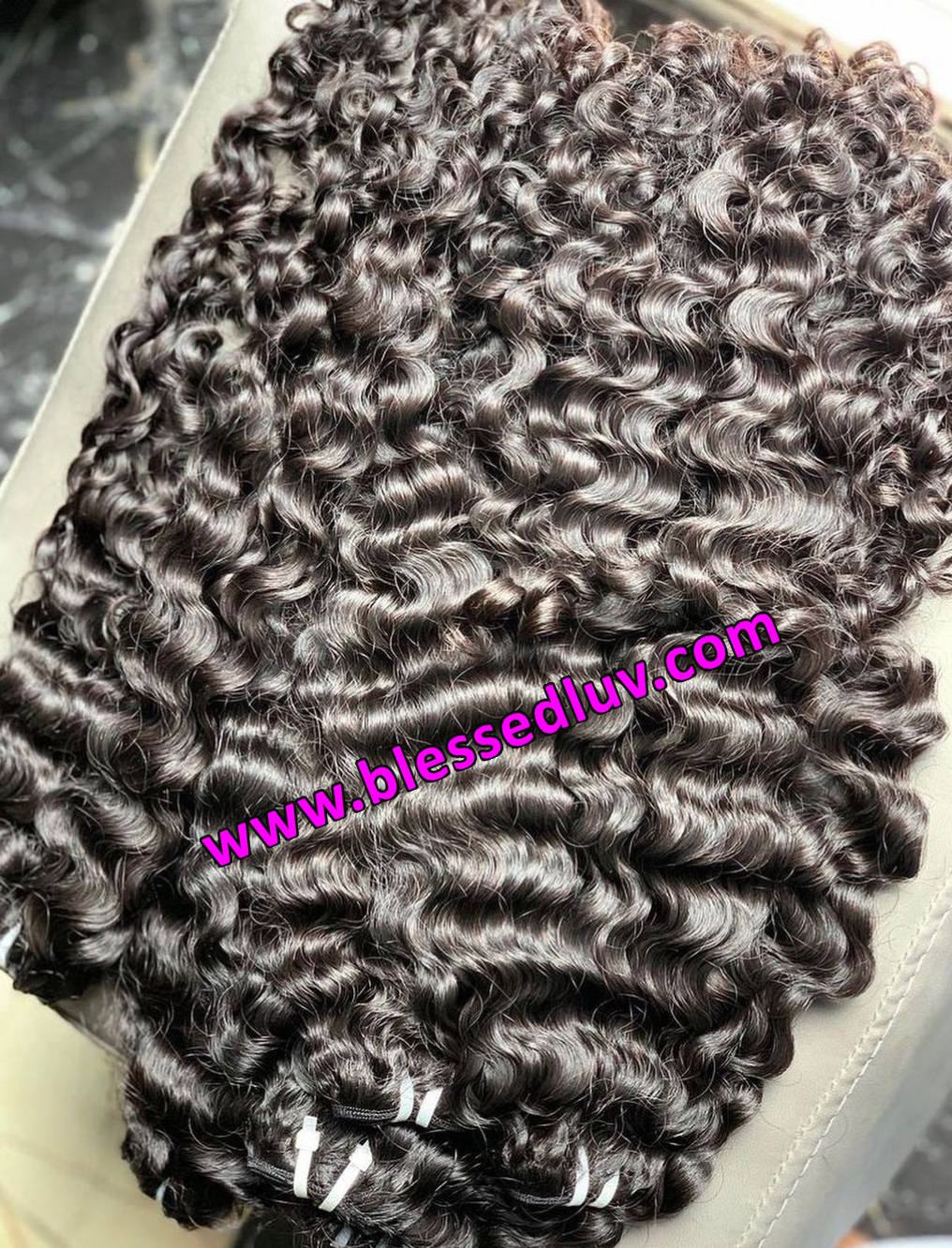 Closure & Frontal Bundle Deal - Burmese Tight Curls Double Drawn-Blessedluv.com-Brazilianweave.com