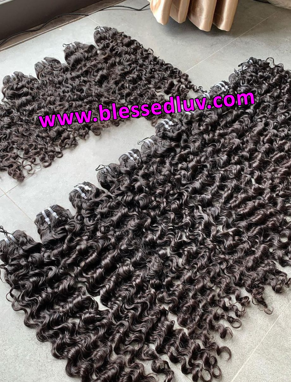 Closure & Frontal Bundle Deal - Burmese Tight Curls Double Drawn-Blessedluv.com-Brazilianweave.com