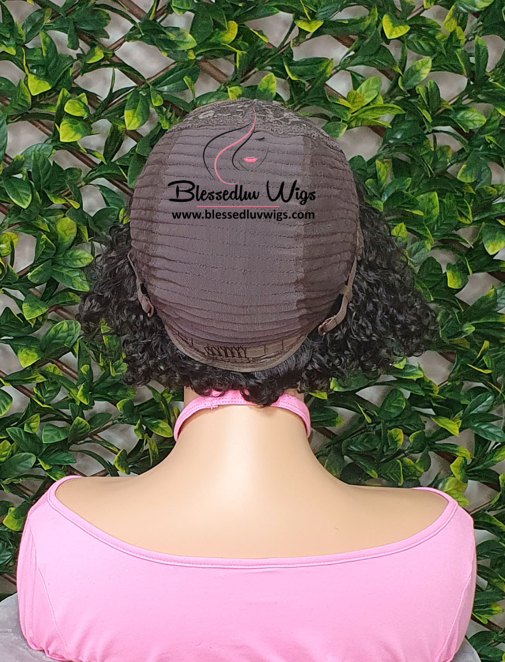 Madeline - Curly Blunt bob Brazilian Lace Closure Wig Sale-Wig-Blessedluv.com-Brazilianweave.com