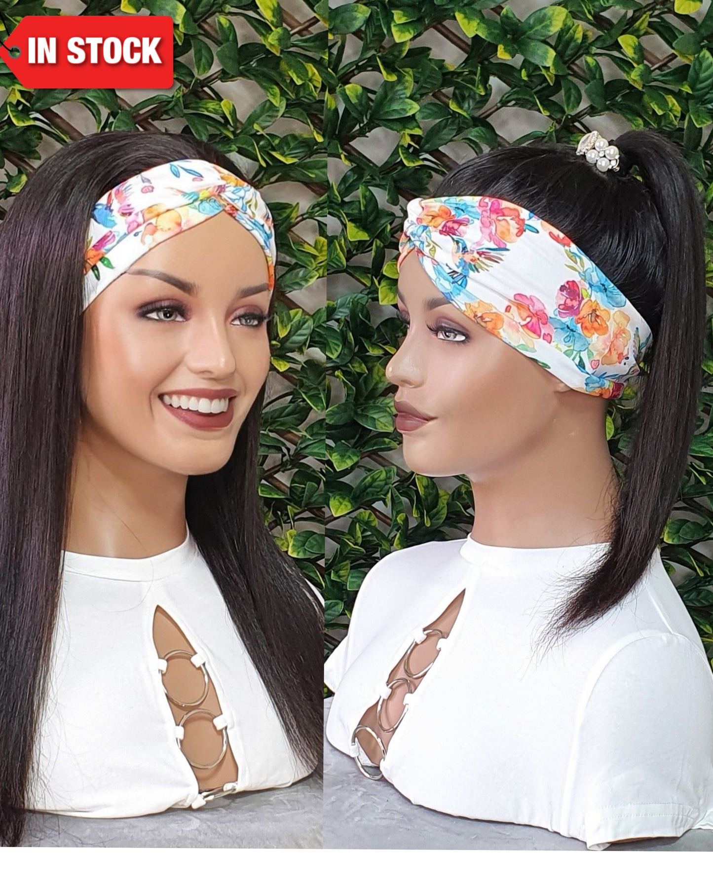 Rachel - Ponytail Headband Wig- Brazilian Hair-www.blessedluv.com-Brazilianweave.com