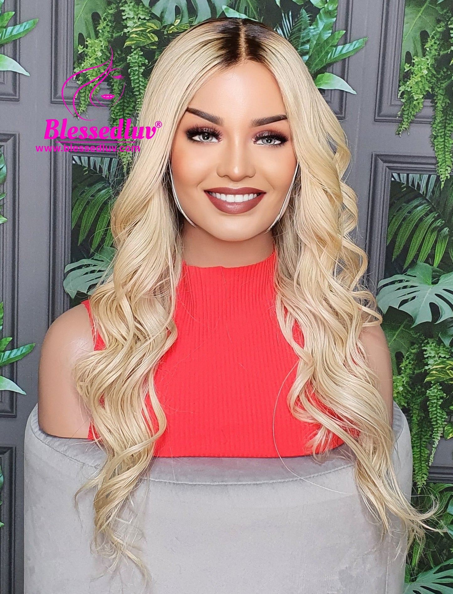 Crystal - Ombre Blonde European Hair - Silk Top Lace Wig-www.brazilianweave.com-Brazilianweave.com