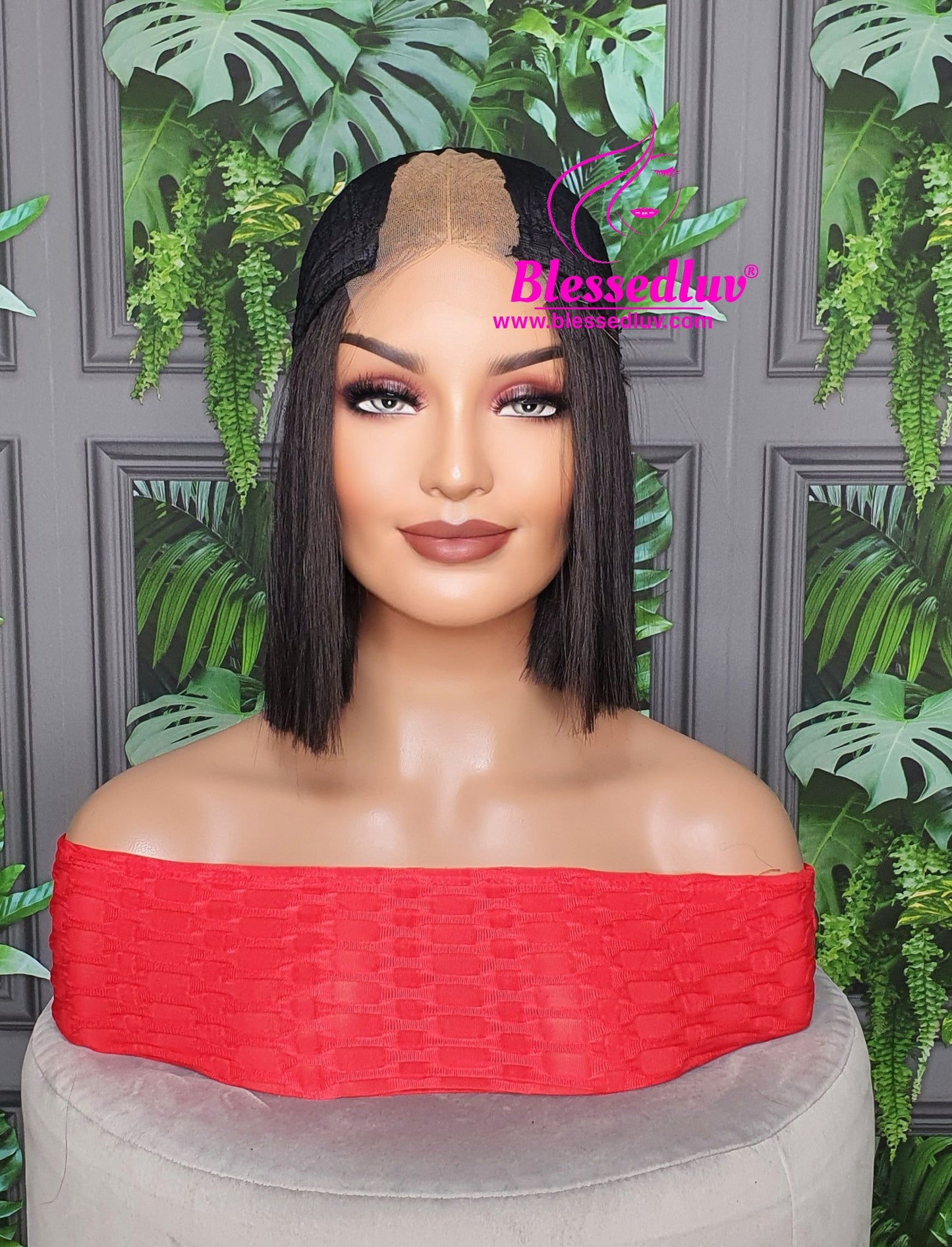 Rachel - Raw VietnameseBlunt Cut Bob Wig-Wigs-www.blessedluv.com-Brazilianweave.com