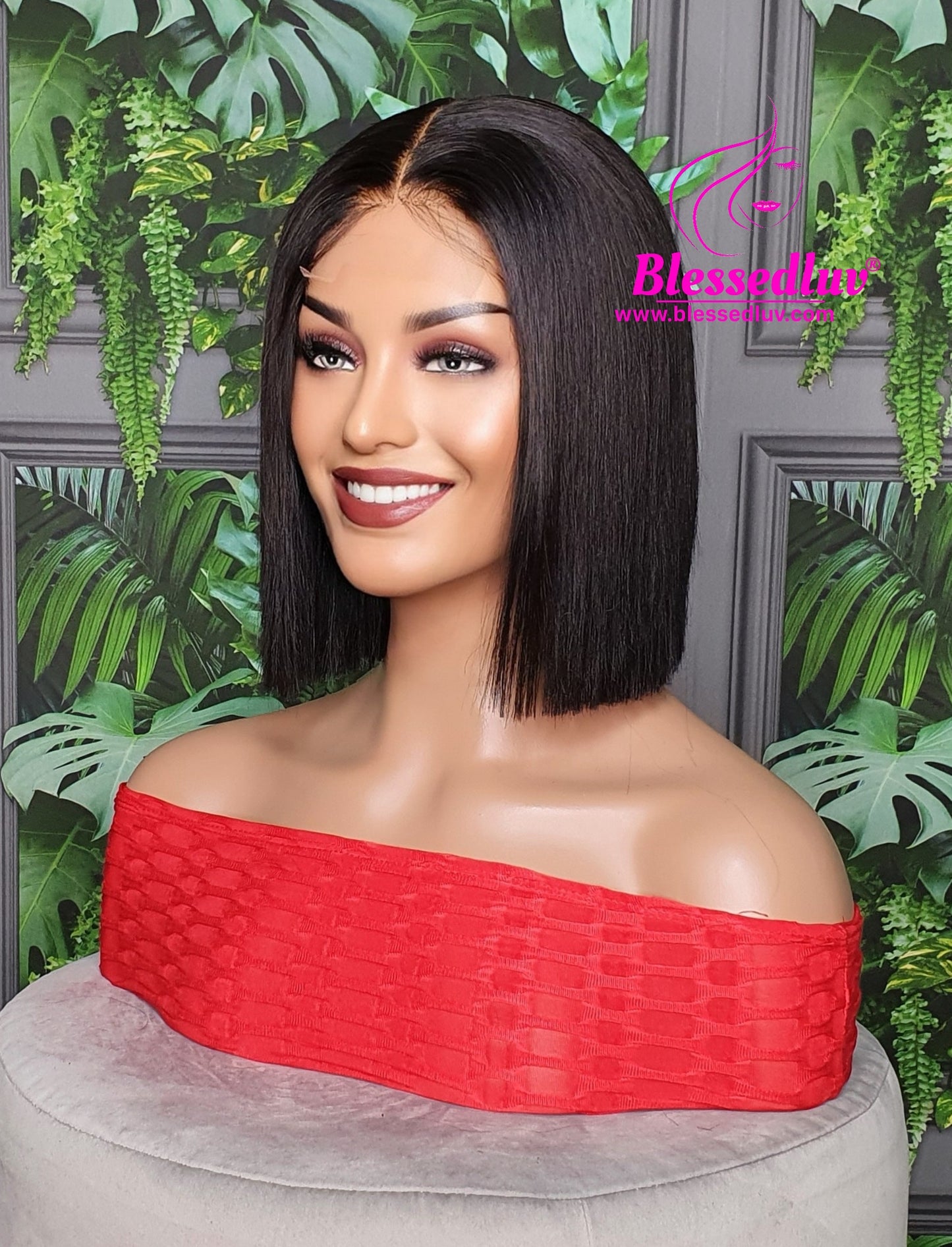 Rachel - Raw VietnameseBlunt Cut Bob Wig-Wigs-www.blessedluv.com-Brazilianweave.com