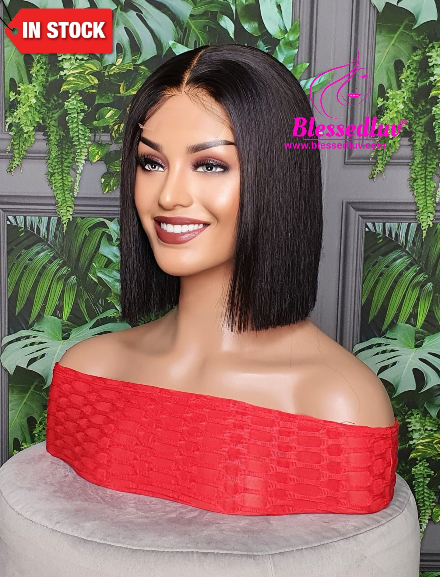 Rachel - Raw VietnameseBlunt Cut Bob Wig-Wigs-www.blessedluv.com-Brazilianweave.com