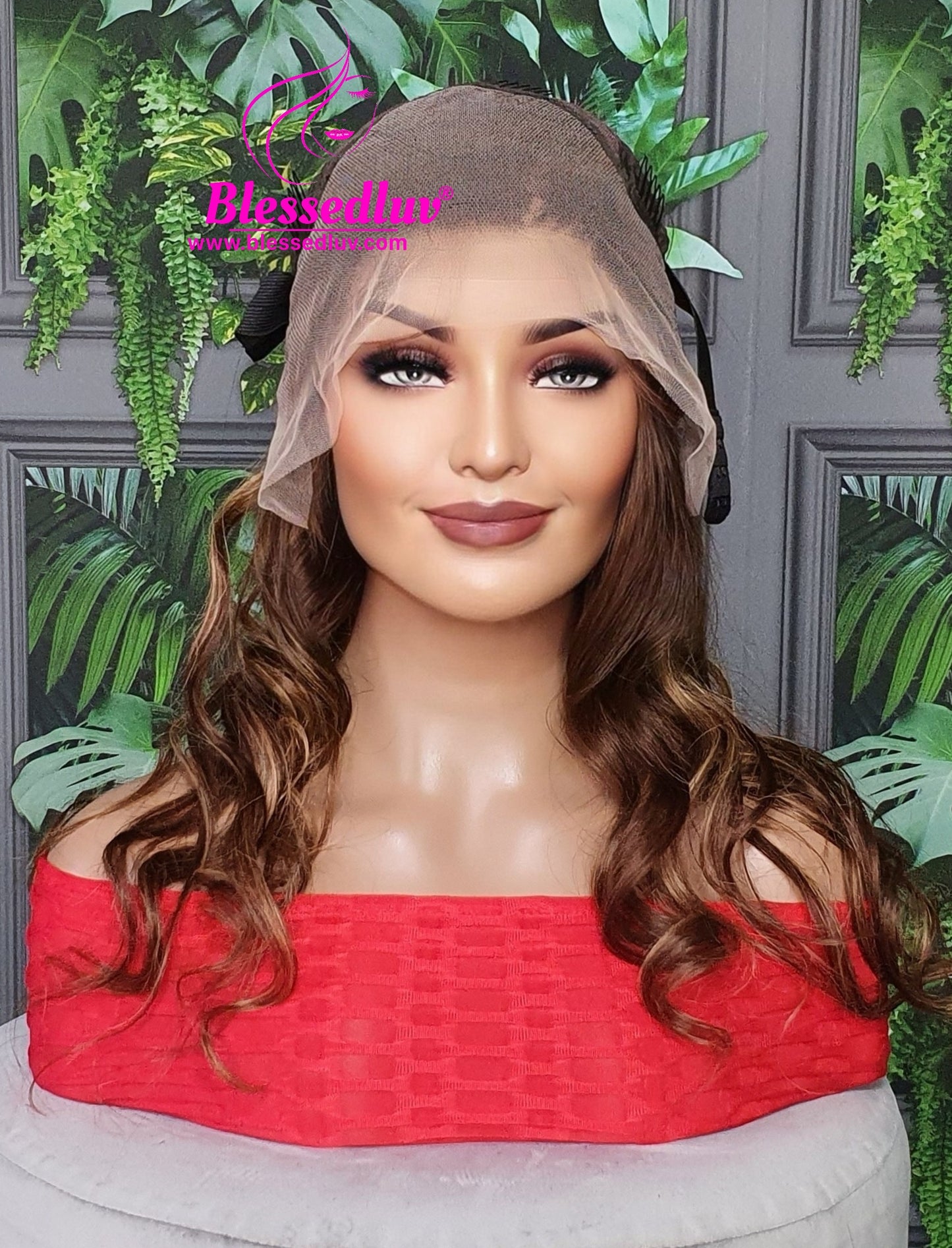 Katie - Highlights Lace Front Wig-www.blessedluv.com-Brazilianweave.com