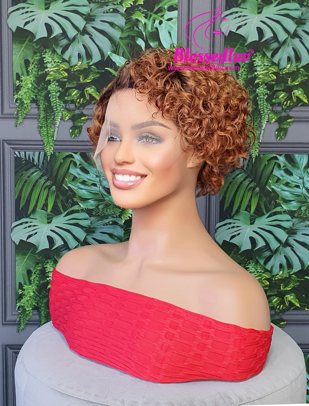 Sam - Ombre Pixie 13x 1 Lace Front Wig-sold-www.brazilianweave.com-Brazilianweave.com