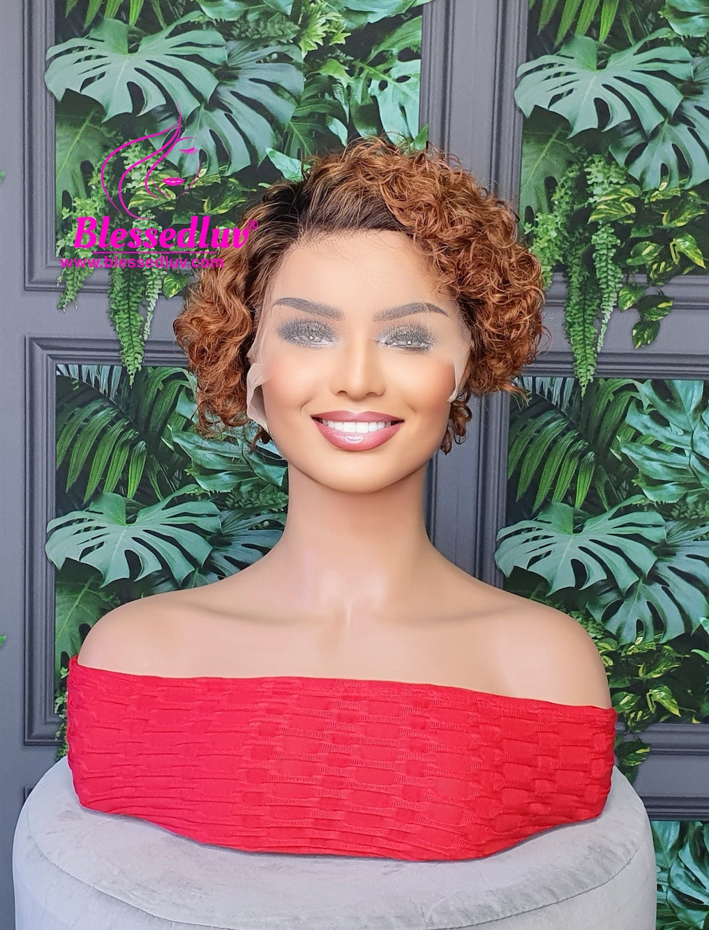 Sam - Ombre Pixie 13x 1 Lace Front Wig-sold-www.brazilianweave.com-Brazilianweave.com