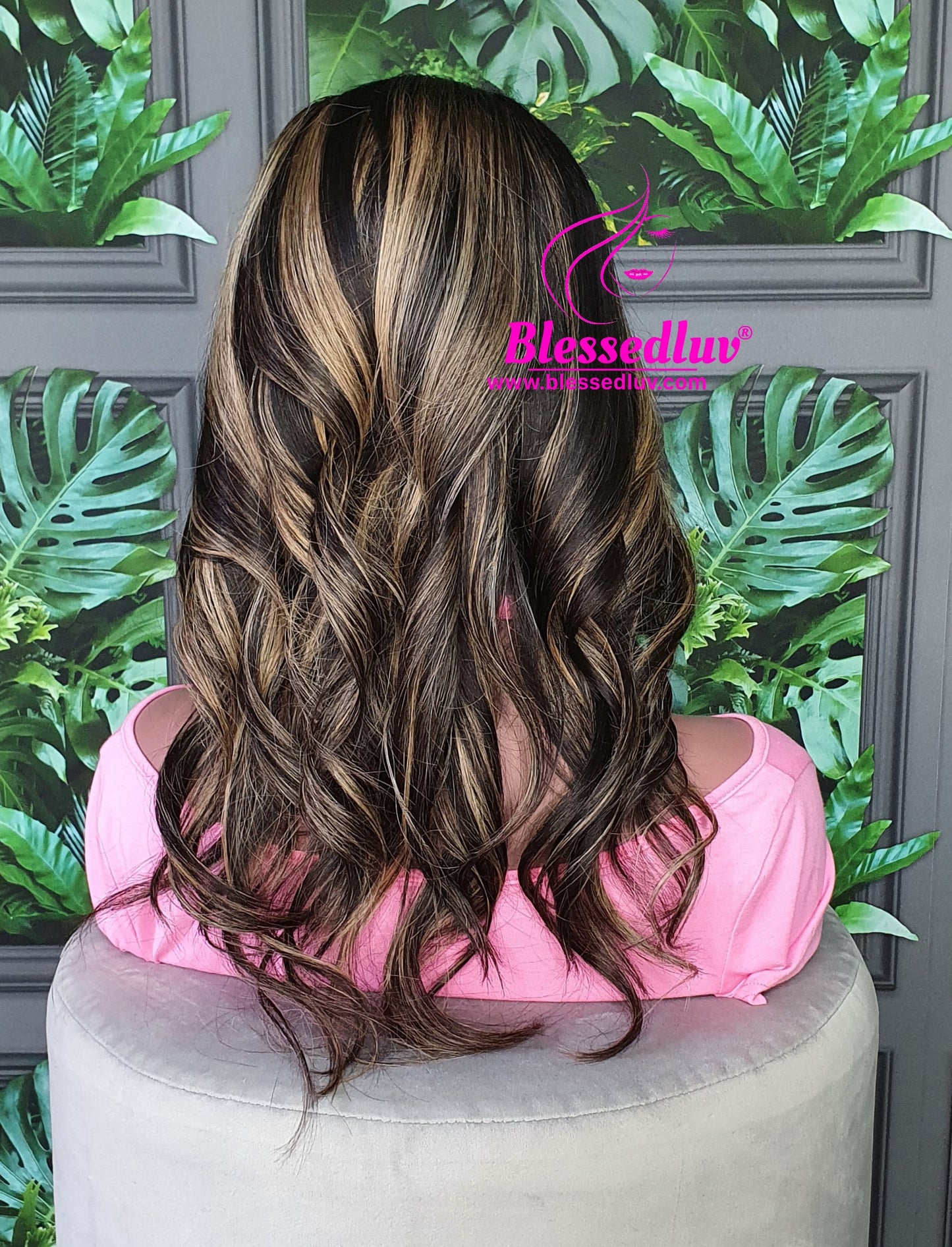 Sunny - Balyage Brazilian Lace closure Wig-www.blessedluv.com-Brazilianweave.com