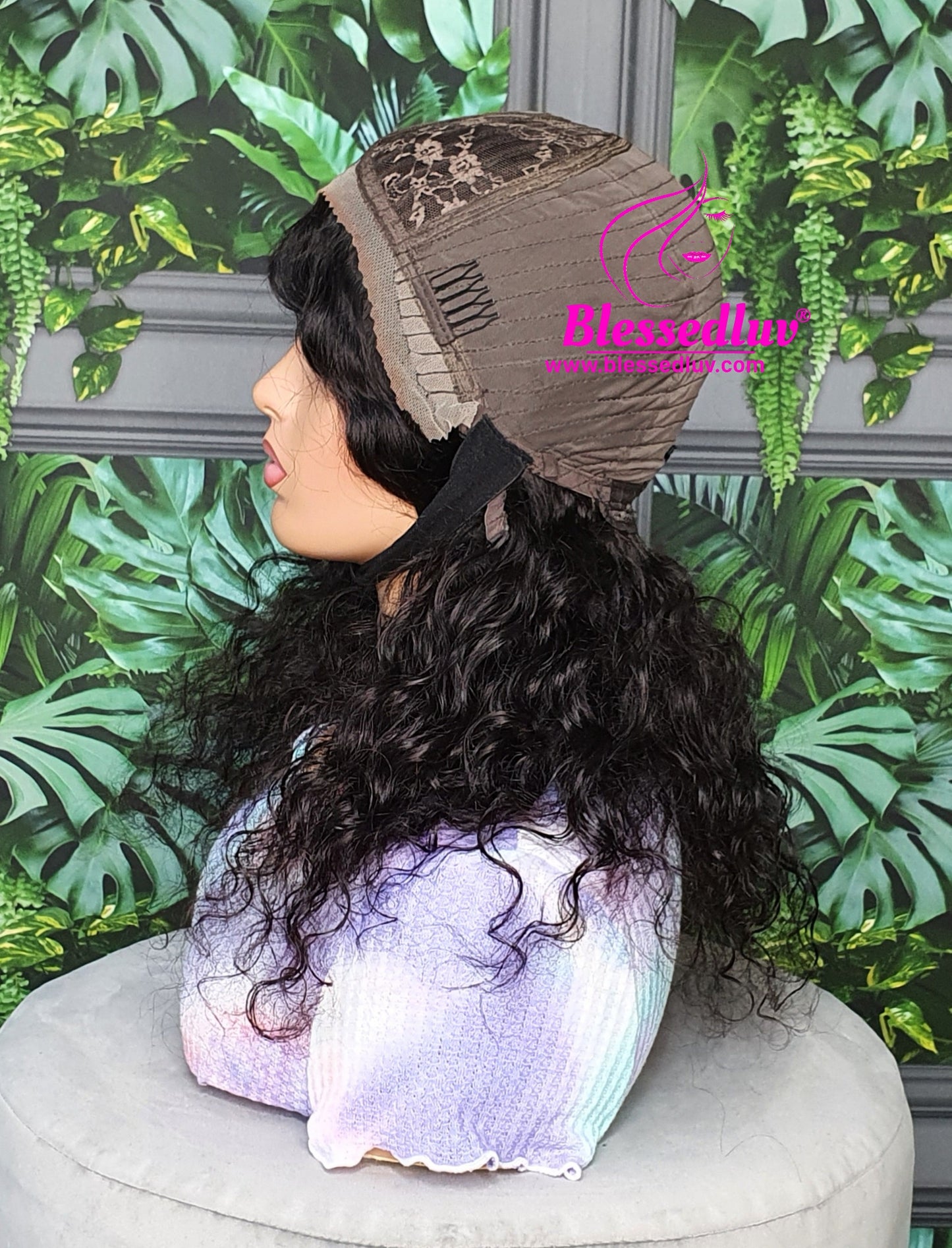 Elodie - Curly 13x1 Lace Front Wig-Wigs-www.blessedluv.com-Brazilianweave.com