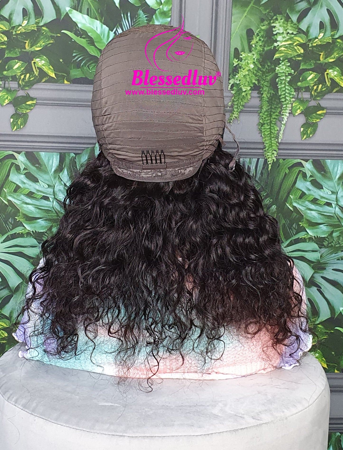 Elodie - Curly 13x1 Lace Front Wig-Wigs-www.blessedluv.com-Brazilianweave.com