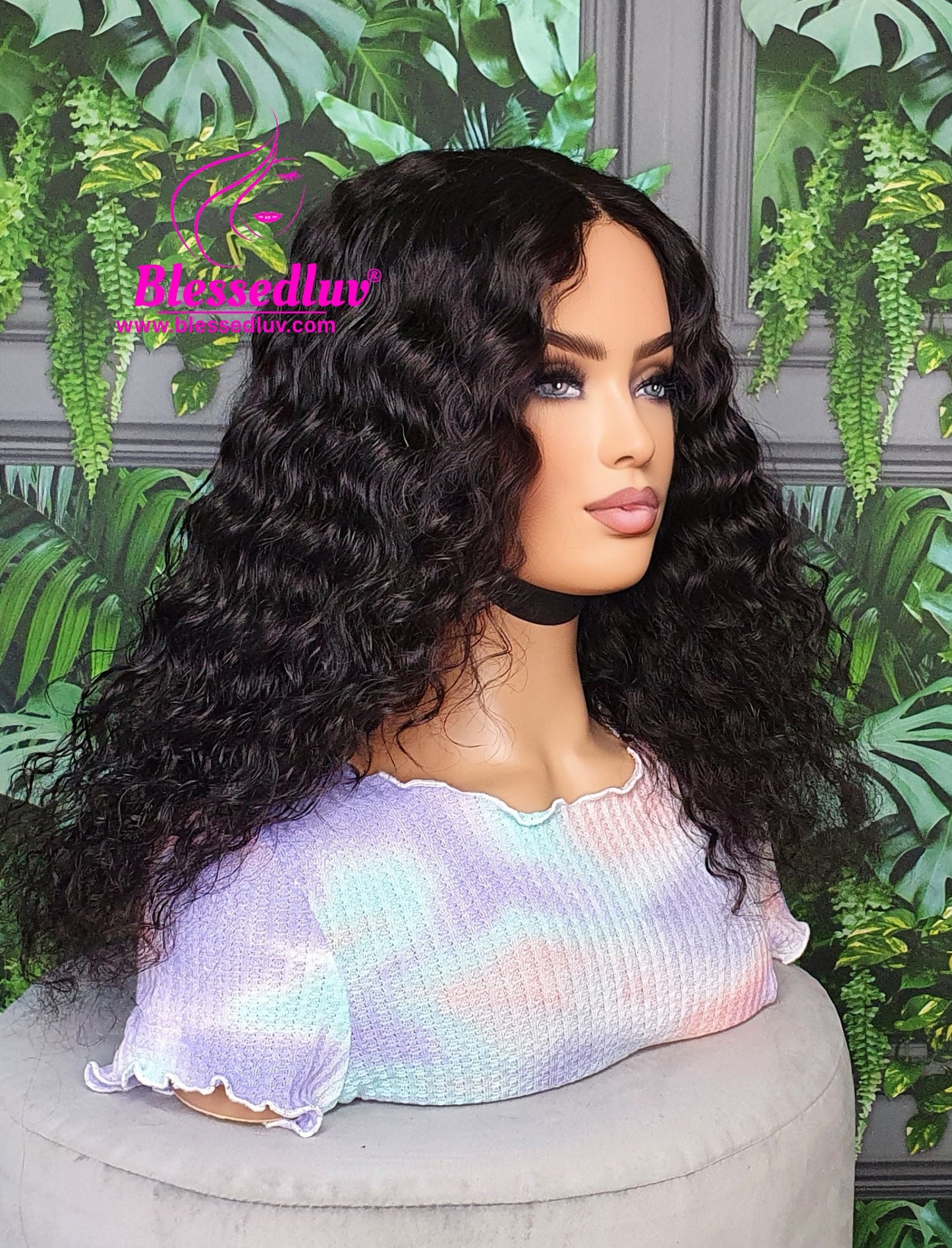 Elodie - Curly 13x1 Lace Front Wig-Wigs-www.blessedluv.com-Brazilianweave.com