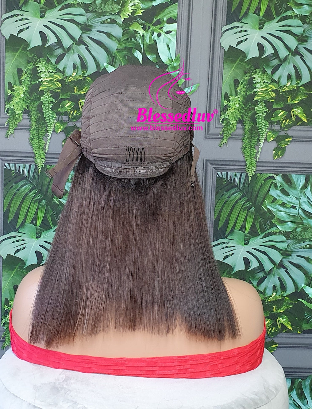 Debs - Ombre Blunt Cut bob Brazilian Lace Closure Wig-Wigs-www.brazilianweave.com-Brazilianweave.com