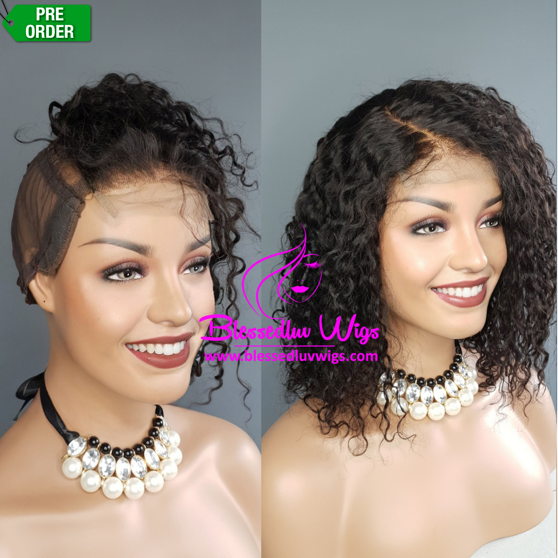 2 in 1 HD Closure Wig Cap - 5x5 HD Closure-Blessedluv.com-Brazilianweave.com