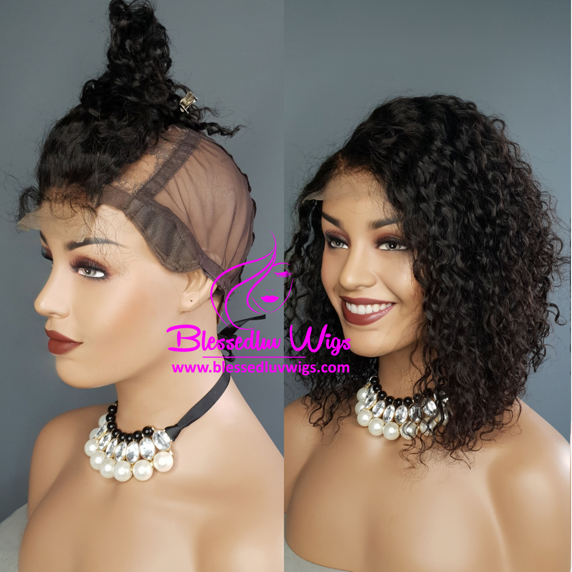 2 in 1 HD Closure Wig Cap - 5x5 HD Closure-Blessedluv.com-Brazilianweave.com