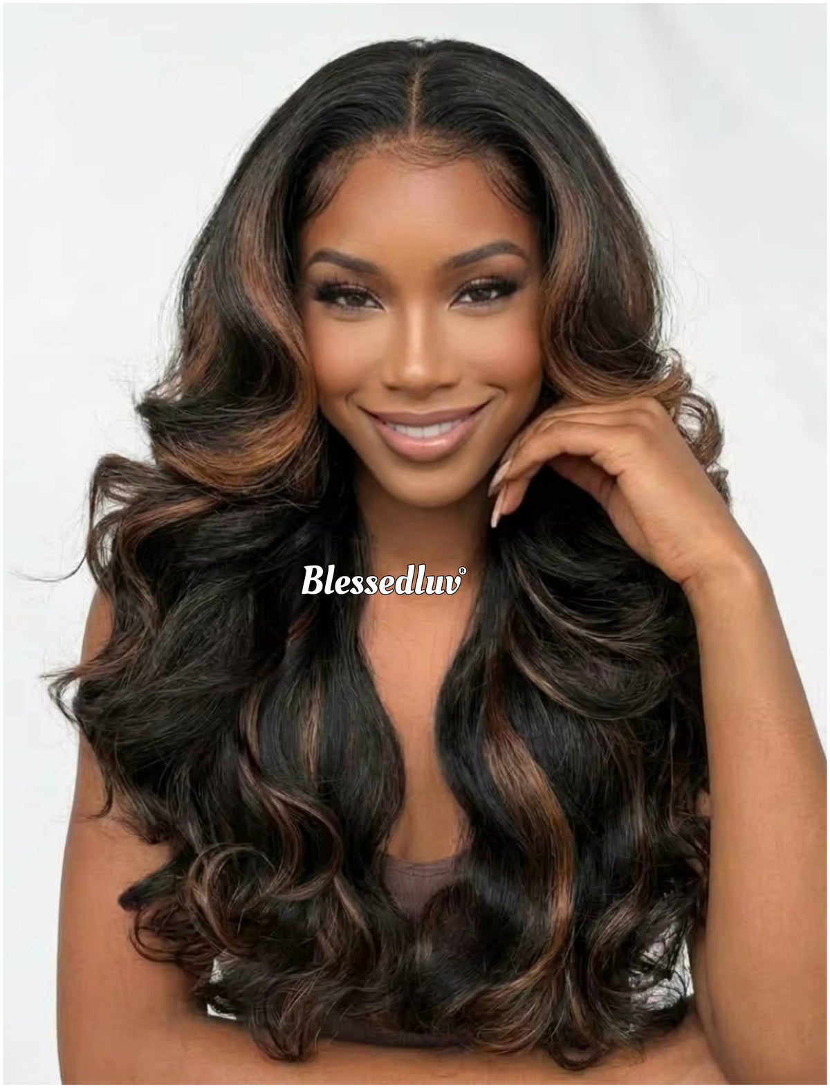 Cassy – 13x4 Premium Human Hair Blend Wig (Copy)-Wig-Blessedluv.com-Brazilianweave.com